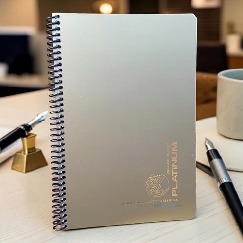 Gıpta Platinum Spralli Defter 17x24 100 Yaprak Kareli