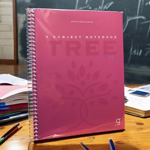 Gıpta Tree Spiralli Ayraçlı Defter A4 120 Yaprak Kareli