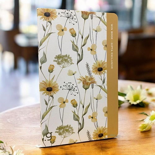 Gıpta Wın Book Tel Dikiş Karton Kapak Defter 13x21 40yp Çizgili