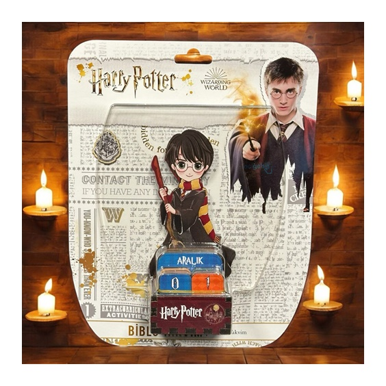 Harry Potter Ahşap Sonsuz Biblo Takvim