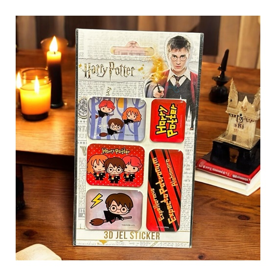 Harry Potter Kabartmalı Damla Sticker 5li Set