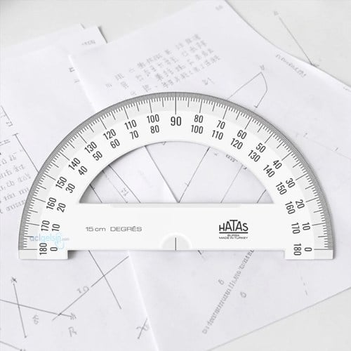 Hatas Minkale Yarım Daire Şablon 15 Cm