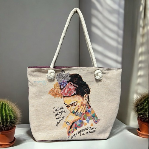 Haydibag Dokuma Omuz Çantası Frida Kahlo