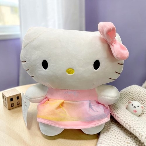 Hello Kitty Peluş 25 Cm Elbiseli
