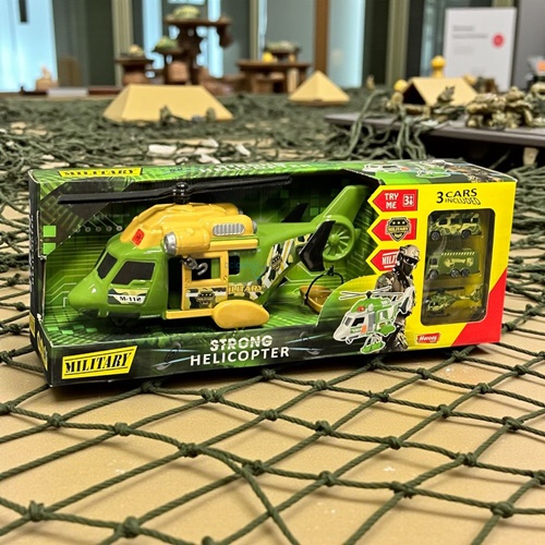 Heroes Toys Askeri Helikopter Seti Arabalı