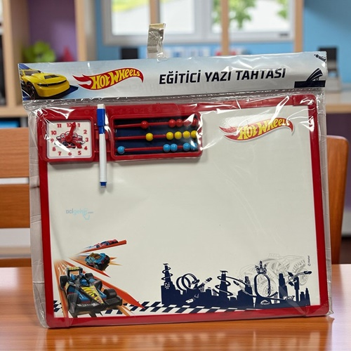 Hotwheels Abaküslü Eğitici Yazı Tahtası