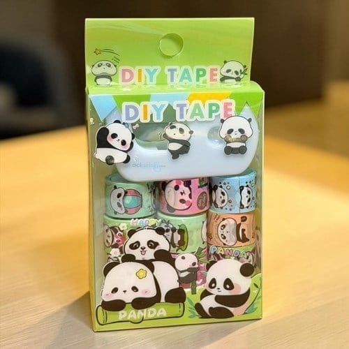Joyland 12'li Desenli Dıy Mini Bant Seti Panda