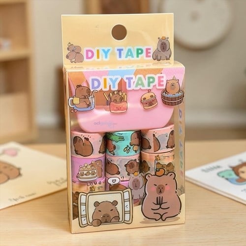 Joyland 12'li Desenli Dıy Mini Bant Seti Capybara
