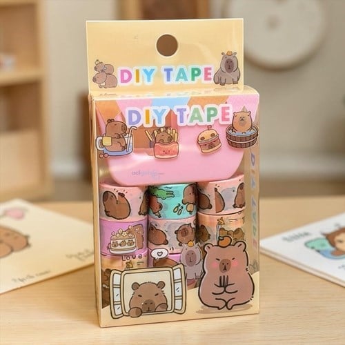 Joyland 12'li Desenli Dıy Mini Bant Seti Capybara