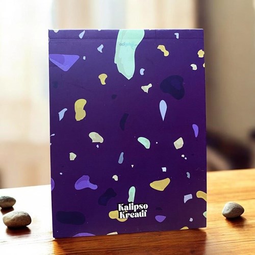 Kalipso Joy Mini Çizgili Bloknot Uzay