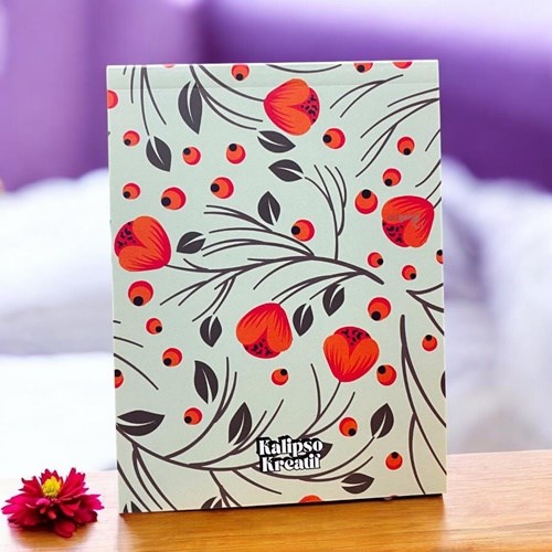 Kalipso Mini Çizgili Bloknot Tulipa