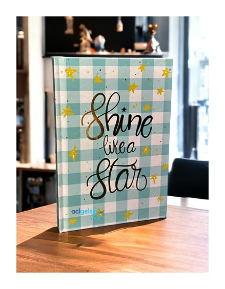 Kalipso Star Varak Baskılı Sert Kapak Defter