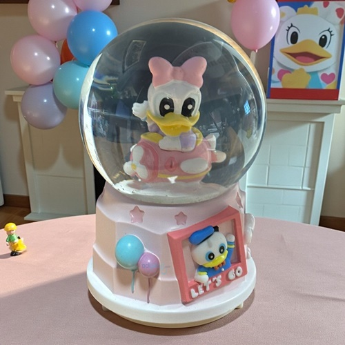 Kar Küresi Daisy Duck 80 Mm Işıklı Müzikli