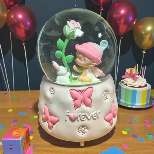 Kar Küresi Forever 100 Mm Püskürtmeli Işıklı Müzikli