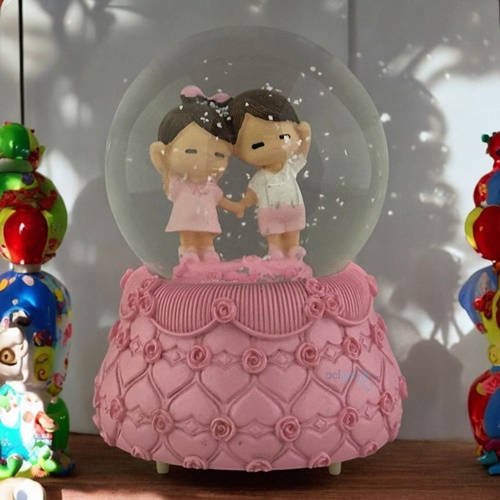 Kar Küresi Hapy Love 80 Mm Işıklı Müzikli