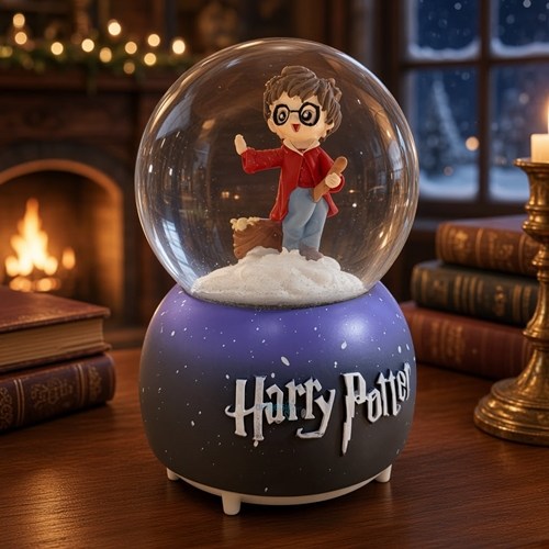 Kar Küresi Harry Potter 100 Mm Püskürtmeli Işıklı Müzikli