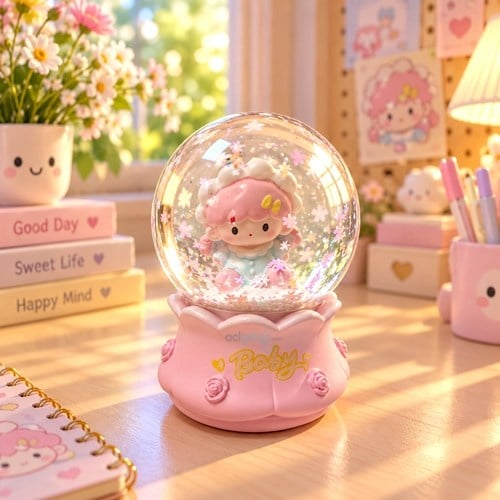 Kar Küresi Mini Işıklı Baby