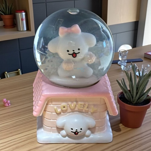Kar Küresi Mini Işıklı Sevimli Ayıcık