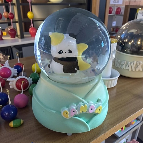 Kar Küresi Mini Işıklı Sevimli Panda