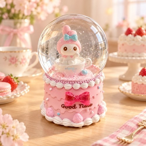Kar Küresi My Melody 100 Mm Püskürtmeli ,ışıklı ,müzikli