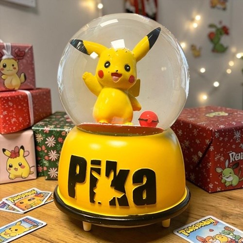 Kar Küresi Pikachu 100 Ml Püskürtmeli Işıklı Müzikli