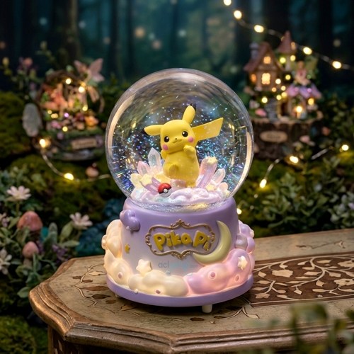 Kar Küresi Pikachu 80 Mm Işıklı