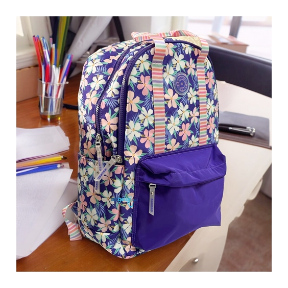 Kaukko Double Strıpe Sırt Çantası (purple) K1763