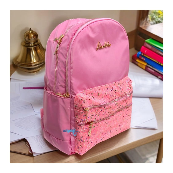 Kaukko Magic Dreams Sırt Çantası (taşlı Pullu-pembe) K1546