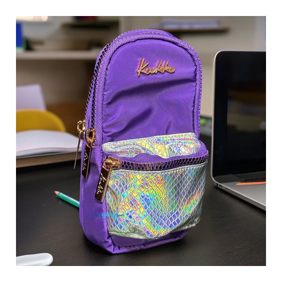 Kaukko Magic Gloss Junıor Bag Kalem Çantası (mor) K2511