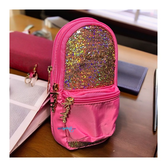 Kaukko Magical Junıor Bag Kalem Çantası (pullu-pembe) K2479