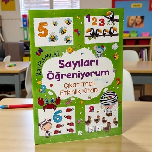 Kavramlar – Sayıları Öğreniyorum – Çıkartmalı Etkinlik Kitabı
