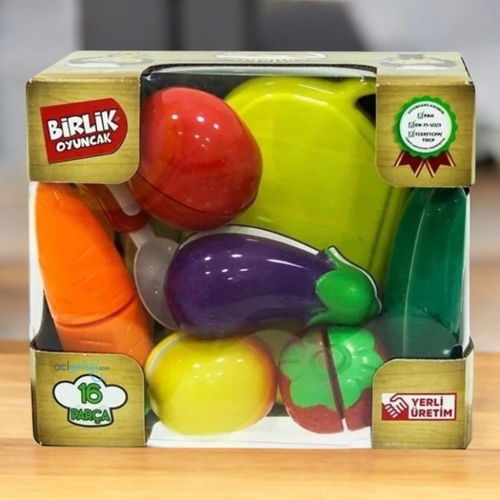 Kesilebilen Meyve Sebzeler 16 Parça