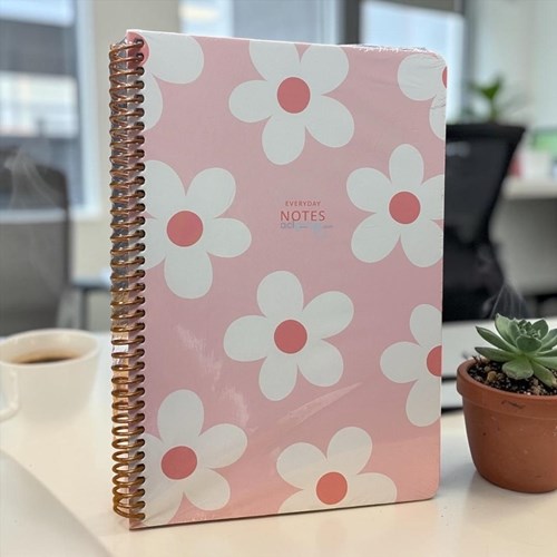 Keskin Bahar 100 Yaprak Çizgili Spiralli Sert Kapak Defter