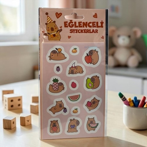 Keskin Capy 2 Li Kuşe Sticker