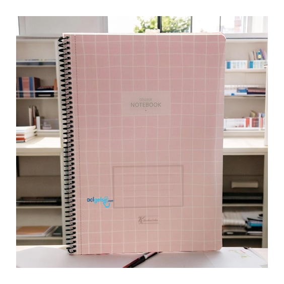 Keskin Color College Spralli Defter A4 80 Yaprak Kareli