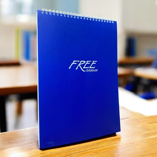 Keskin Free Office A4 100 Yaprak Spiralli Blok Çizgili