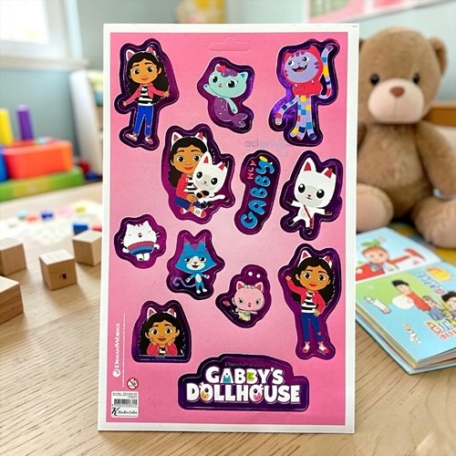 Keskin Gabbynin Hayal Evi 15x24 Yaldızlı 2 Li Sticker