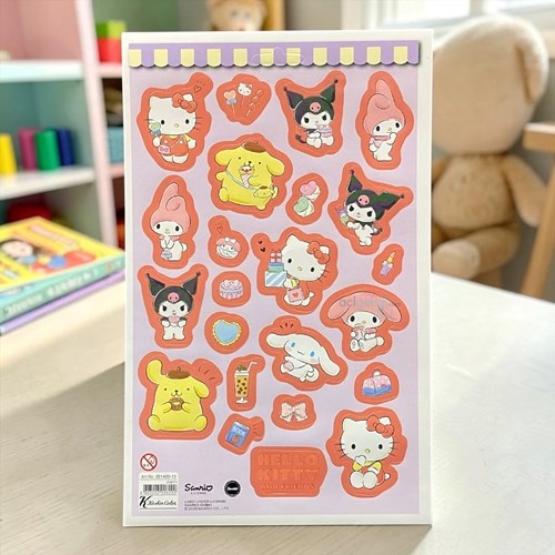 Keskin Hello Kitty And Friends 15x24 Yaldızlı 2 Li Sticker