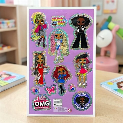 Keskin L.o.l.omg 15x24 Yaldızlı 2 Li Sticker
