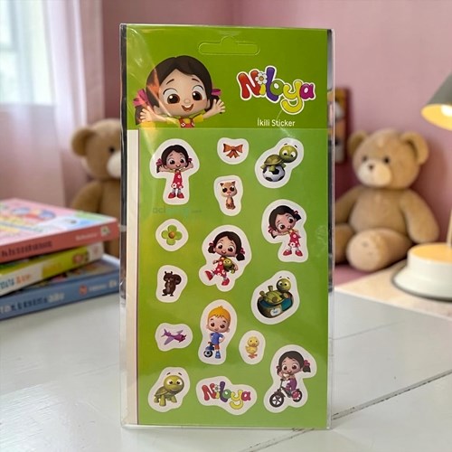 Keskin Niloya 2li Kuşe Sticker