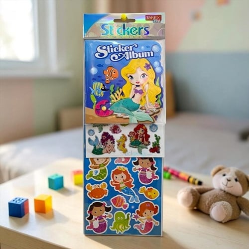Kids Happy 3d Stickers Artistik Deniz Kızı Albüm Serisi 25481
