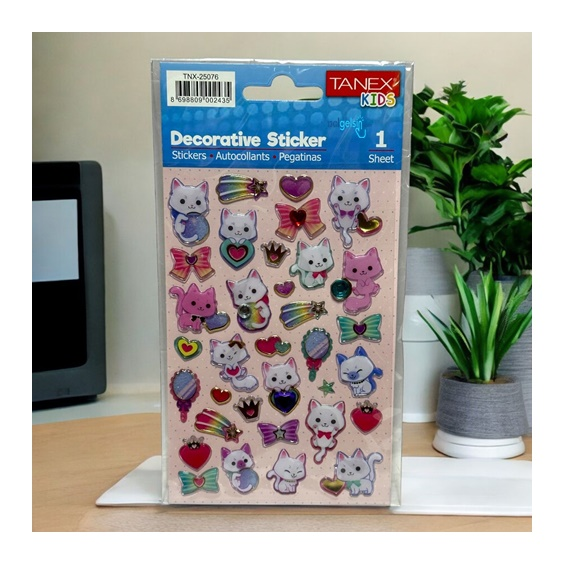 Kids Happy 3d Stickers Cats Serisi Etiket 25076