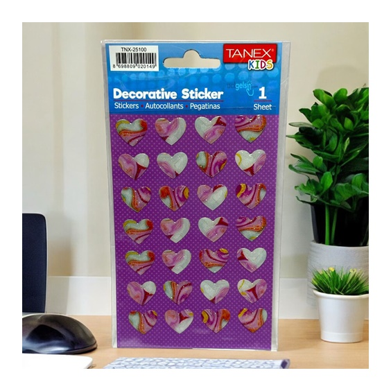 Kids Happy 3d Stickers Kalpler Serisi Etiket 25100