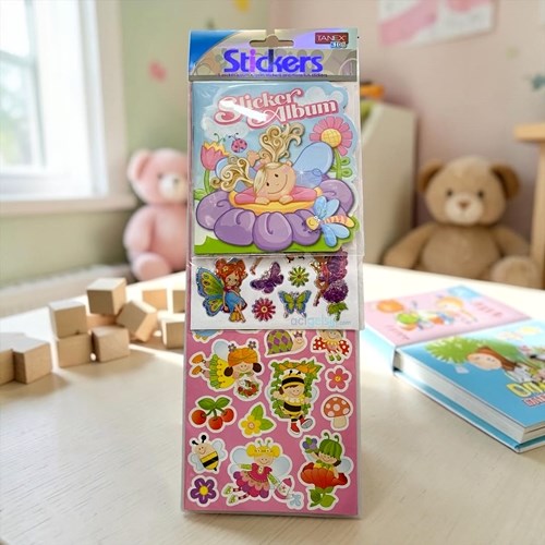 Kids Happy 3d Stickers Kelebek Kızı Albüm Serisi 25480