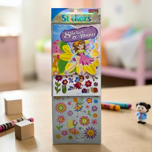 Kids Happy 3d Stickers Peri Kızı Albüm Serisi 25478