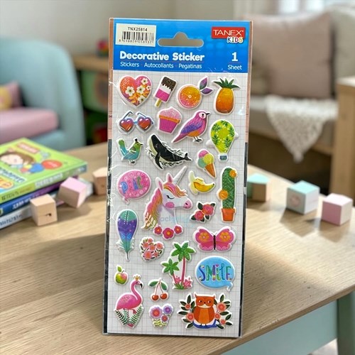 Kids Happy 3d Stickers Puffy Kaktüs Serisi 25814