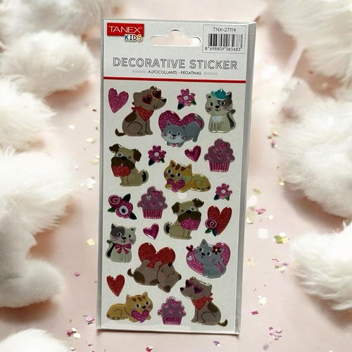 Kids Happy 3d Stickers Puffy Kedi Serisi 27114