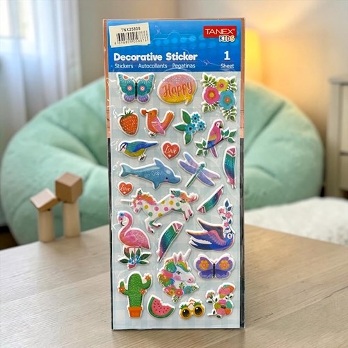Kids Happy 3d Stickers Puffy Kuşlar Serisi 25808