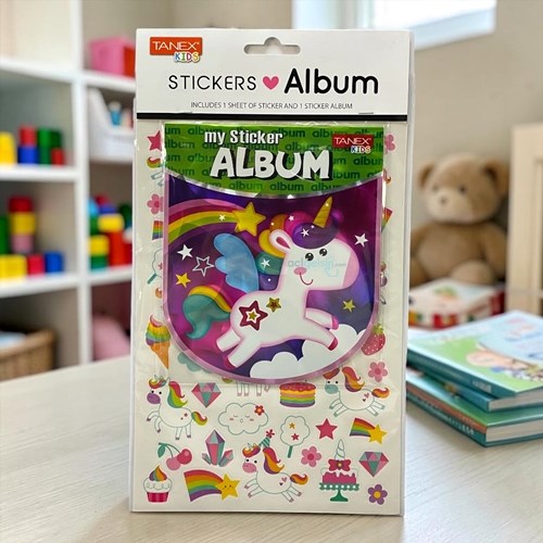 Kids Happy 3d Stickers Unicorn Albüm Serisi 25460