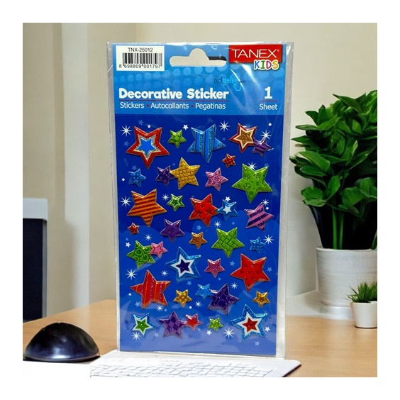 Kids Happy 3d Stickers Yıldız Serisi Etiket 25012
